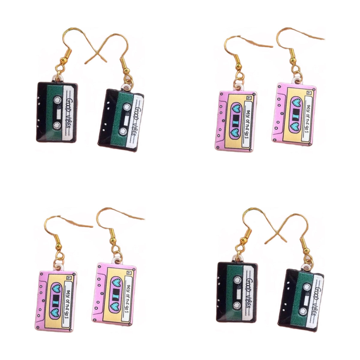 Adorable Retro Tape Deck Earrings