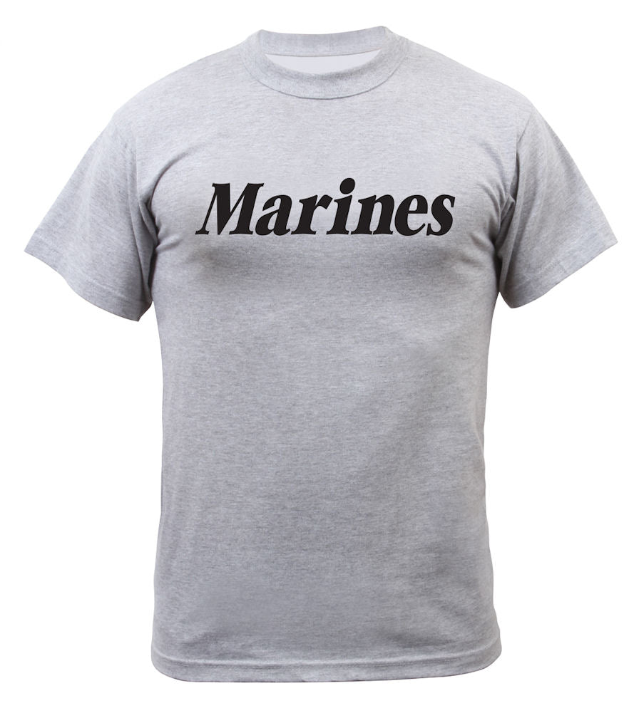 Rothco Grey Physical Training T-Shirt - Marines