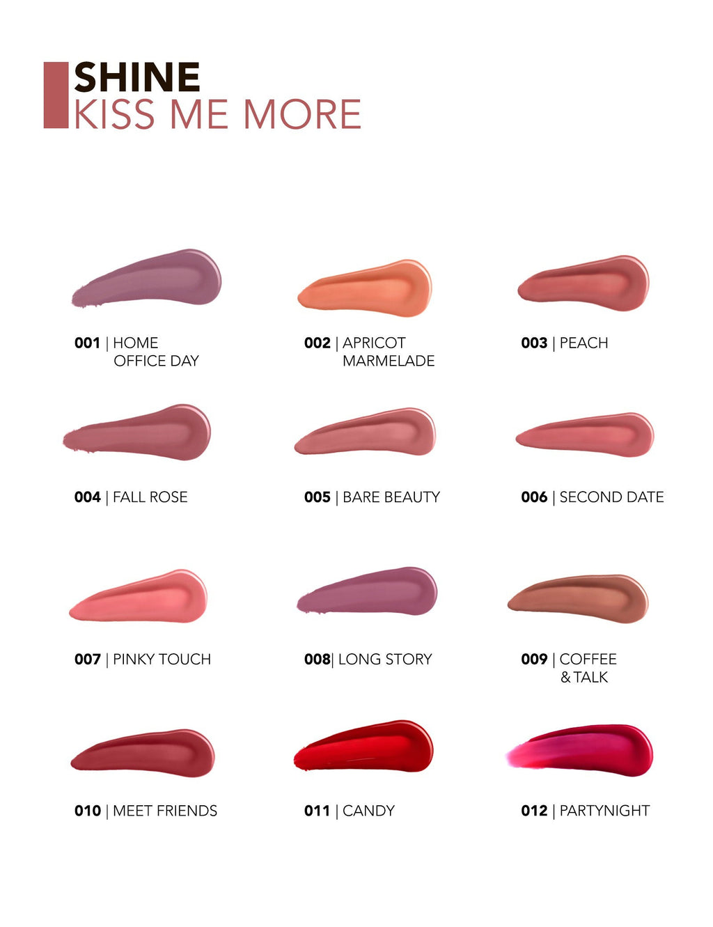 Flormar Shine Kiss Me More Long-Lasting High Shine Liquid Lipstick