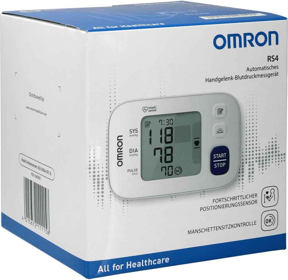 Omron RS4 Wrist Blood Pressure Monitor with Intelligence Technology