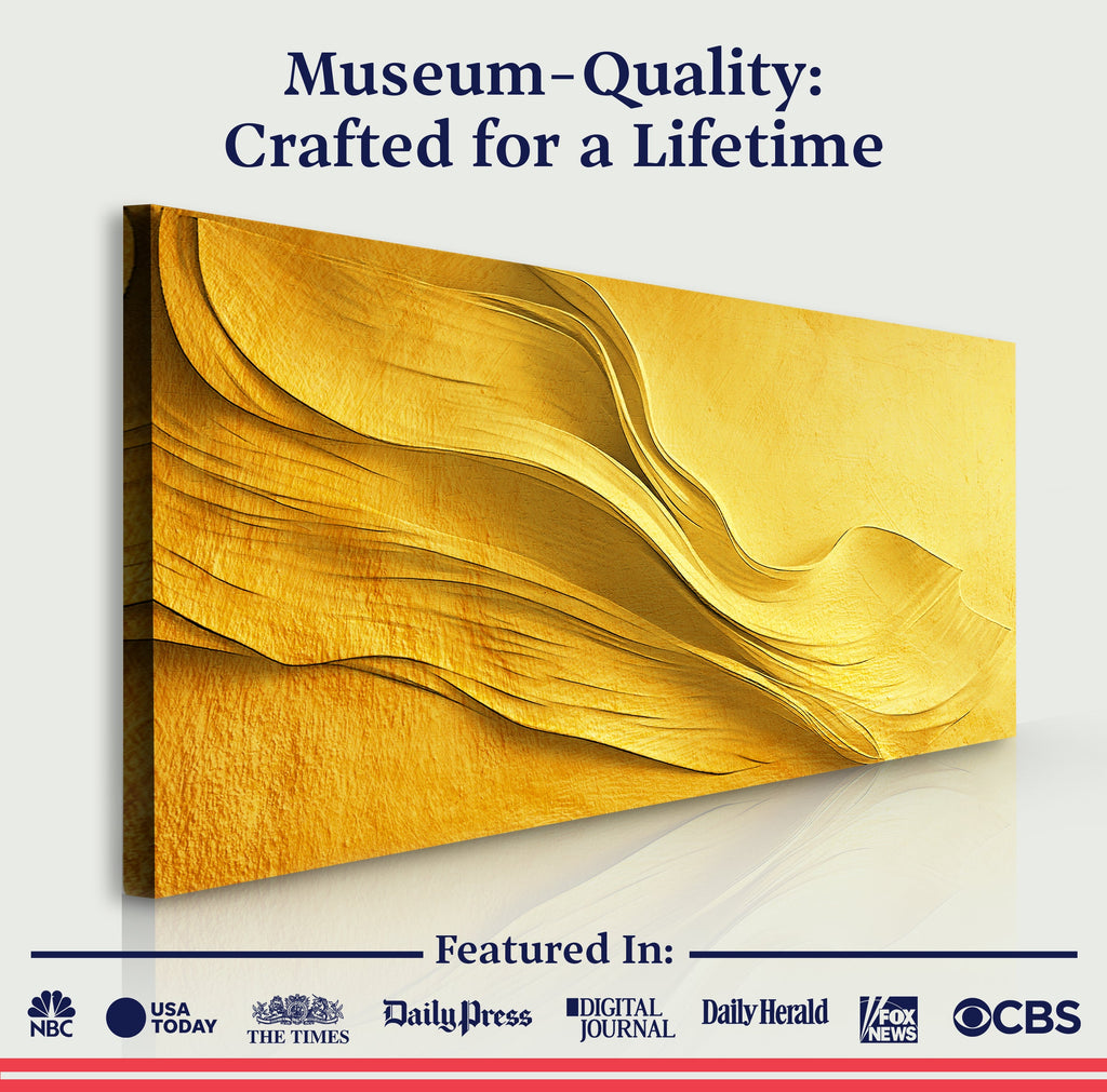 Gold Minimalist Wall Art