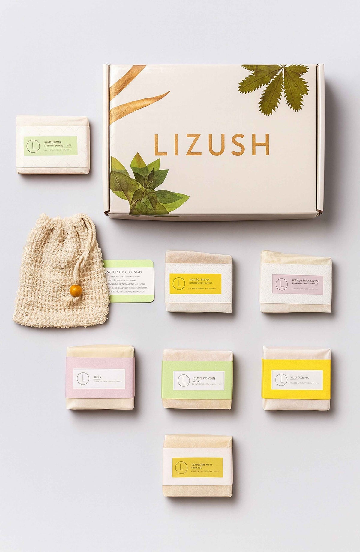 Natural Handmade Soap Gift Set – 6 Vegan Bars