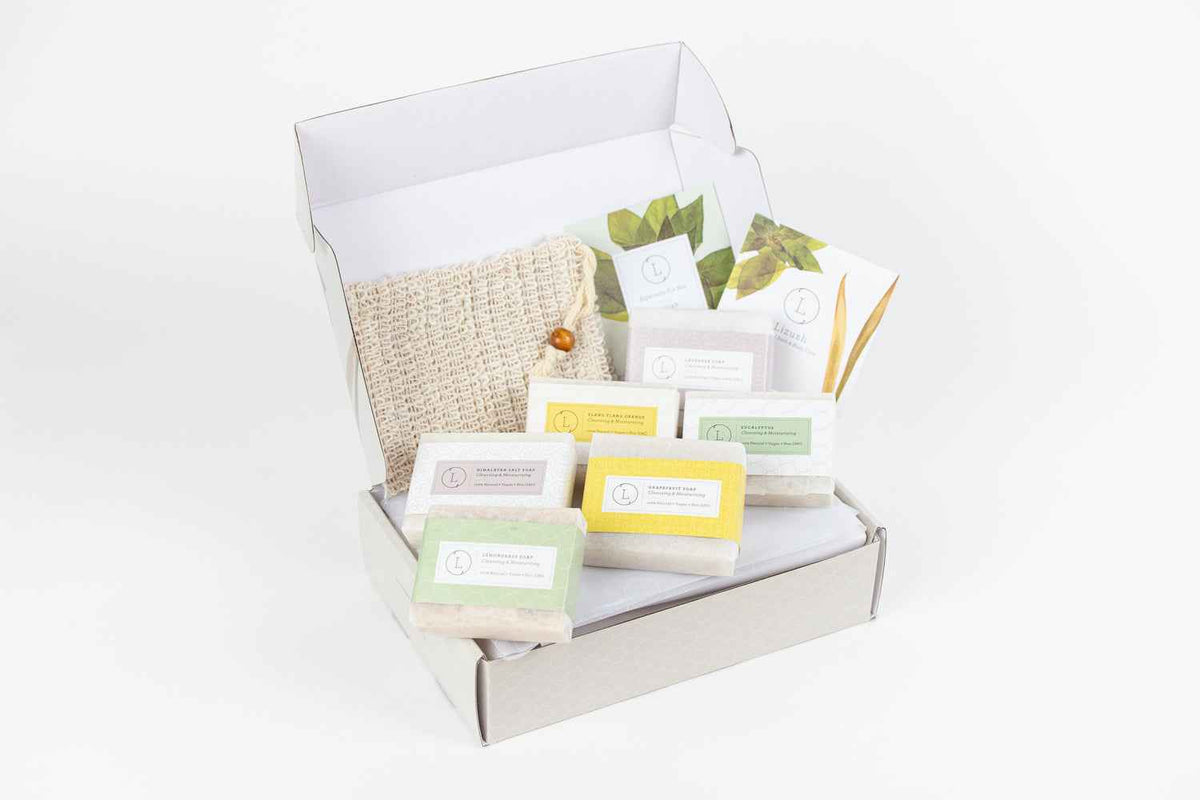 Natural Handmade Soap Gift Set – 6 Vegan Bars