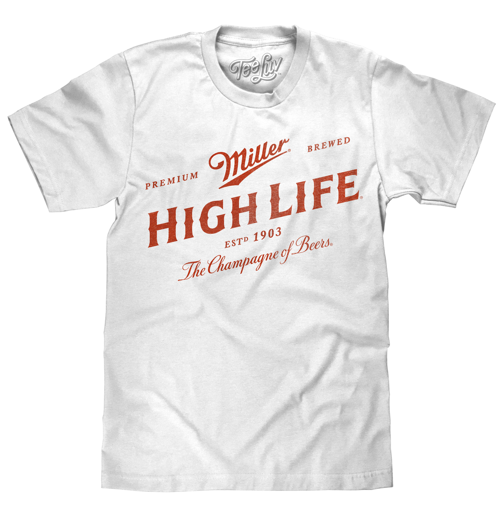 Miller High Life Beer T-Shirt - White