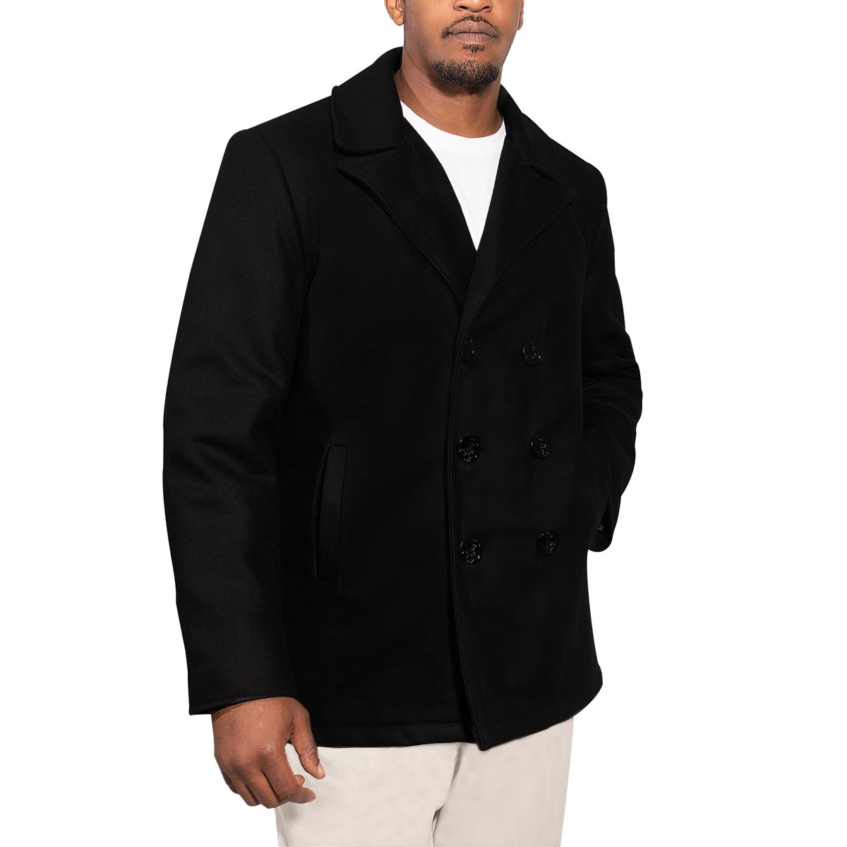 Rothco Naval Heritage Pea Coat - Available in Black or Navy Blue