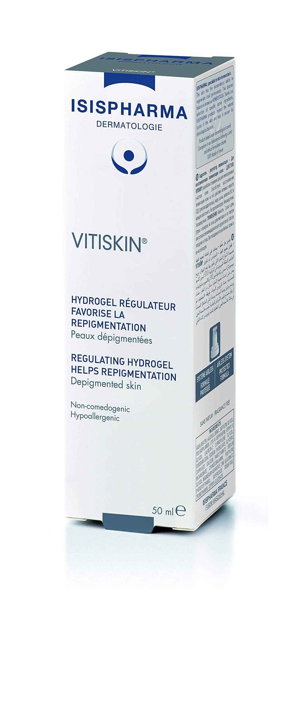 IsisPharma VITISKIN Regulating Hydrogel Favors Repigmentation NEW 50ml