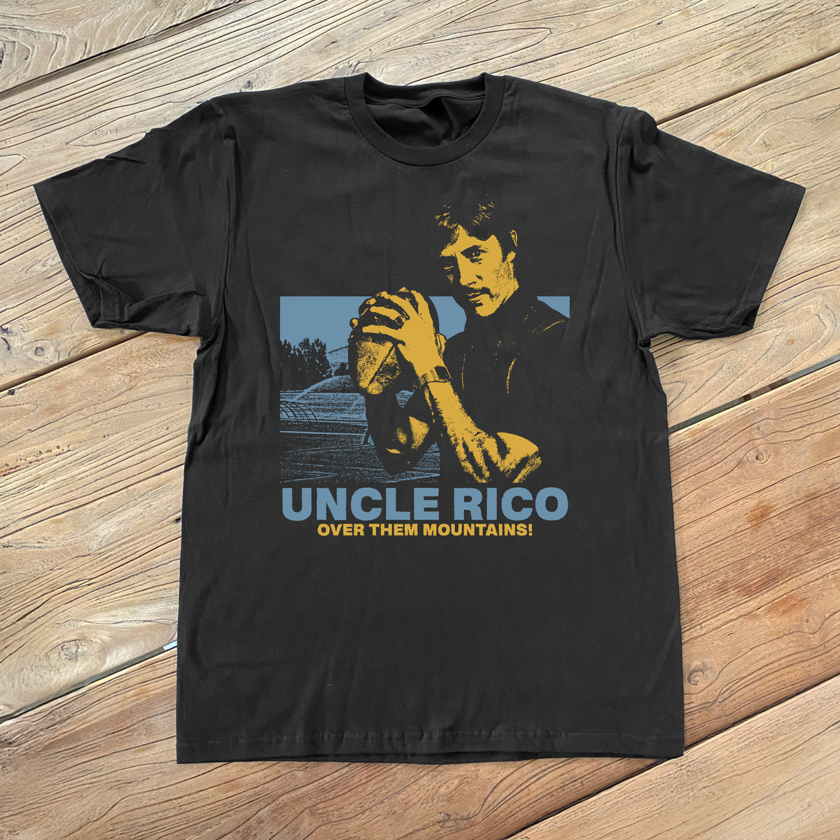 Uncle Rico X Napoleon Dynamite Promo Black T-Shirt