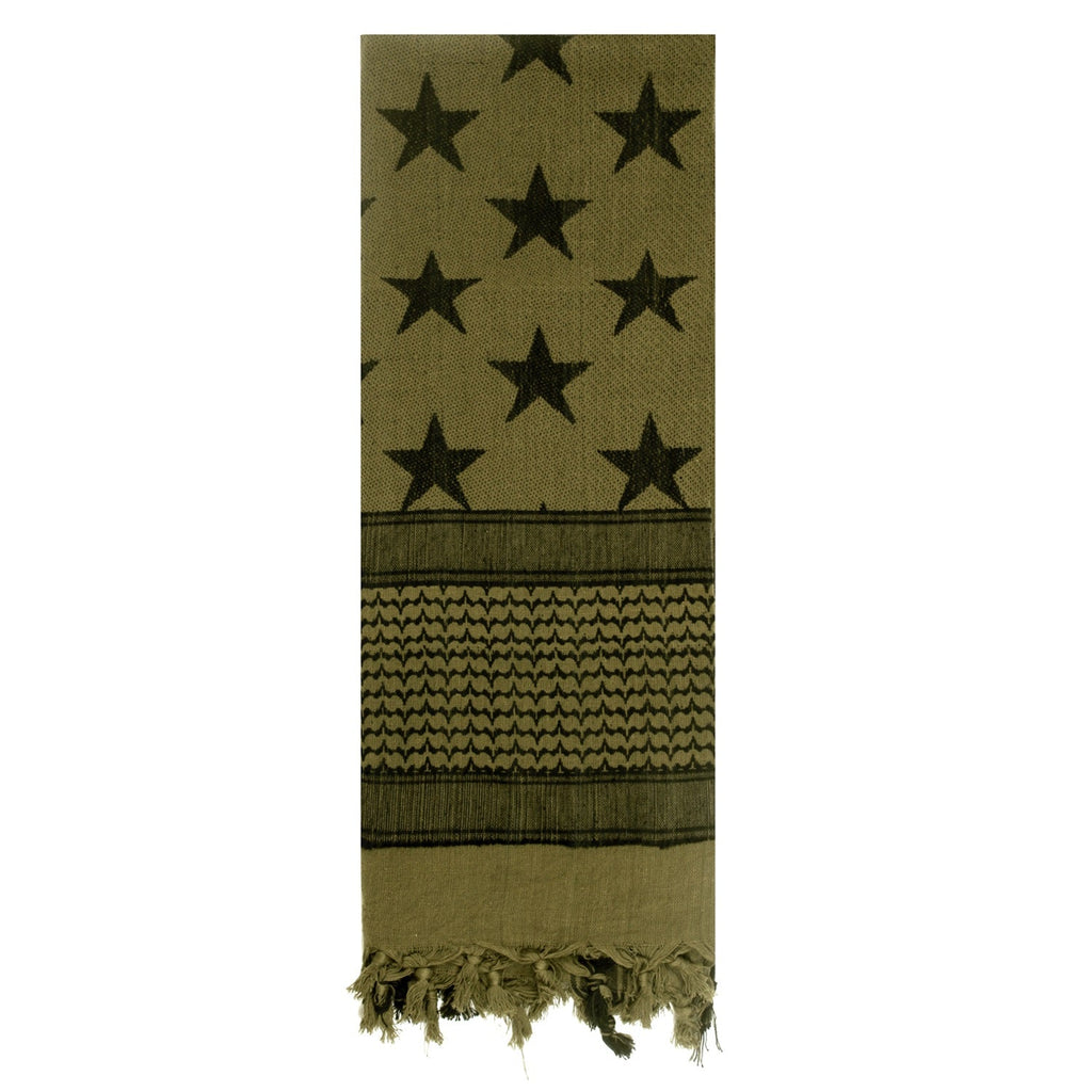 Rothco Stars and Stripes US Flag Shemagh Tactical Desert Keffiyeh Scarf