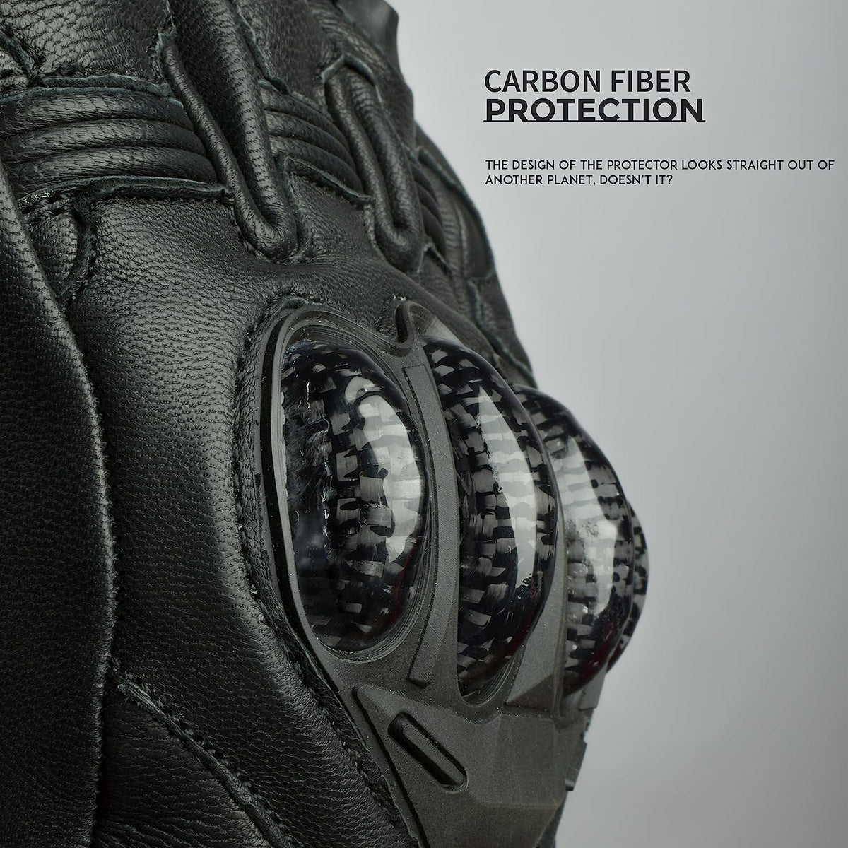 Gladiator Motorcycle Gloves | Genuine Leather | Reinforced Knuckle Protection