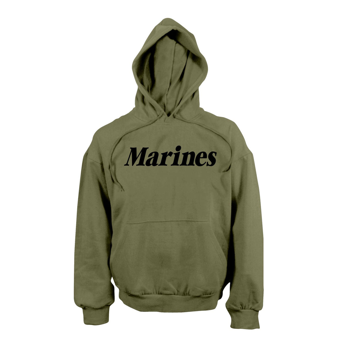 Rothco Marines Pullover Hooded Sweatshirt - OD Green