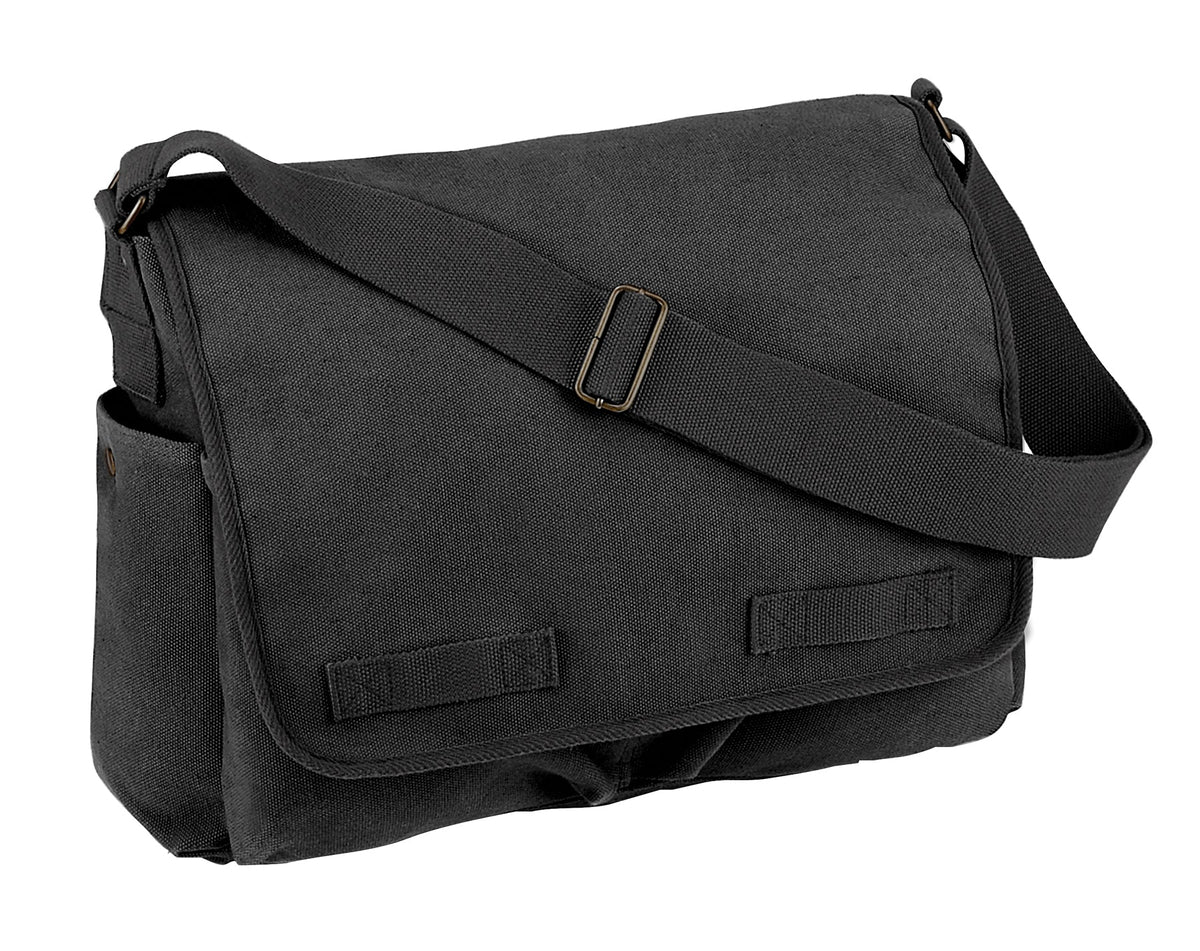 Vintage Unwashed Canvas Messenger Bag