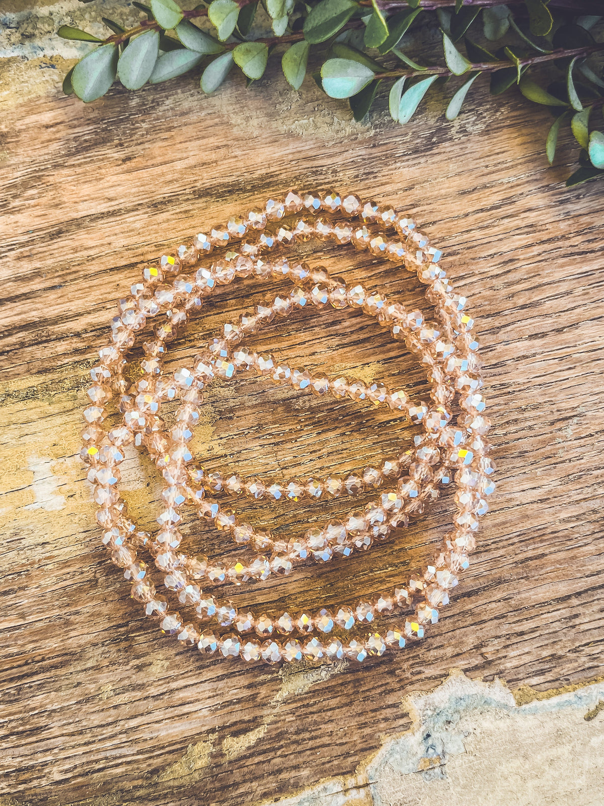 Beautiful Glimmer Bead Bracelets
