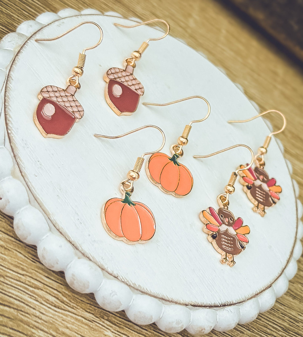 Little Things Fall Earring Set