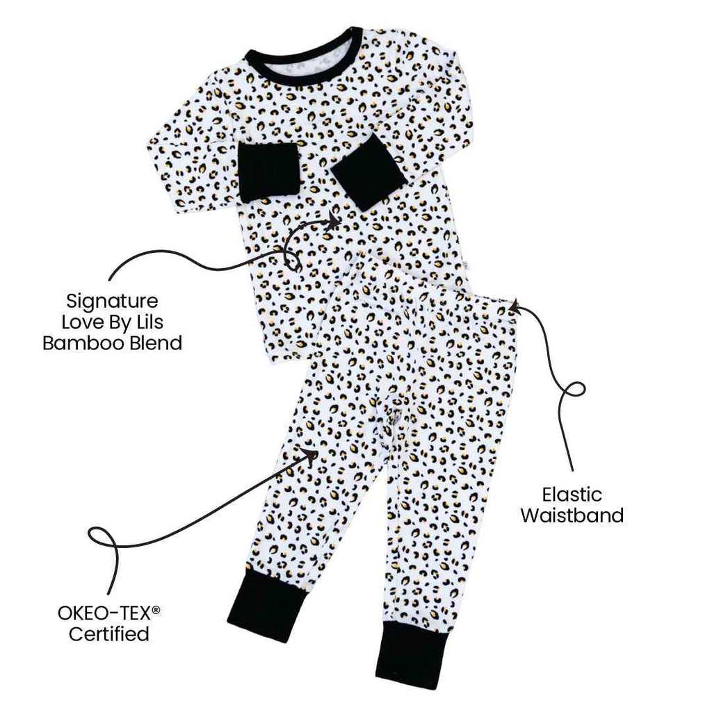 Allie Leopard Bamboo 2-Piece Long Sleeve Set