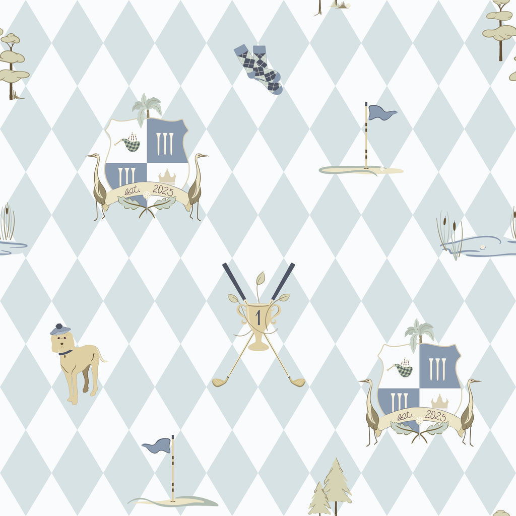 Alfred Wallpaper by Linen and Paper Design