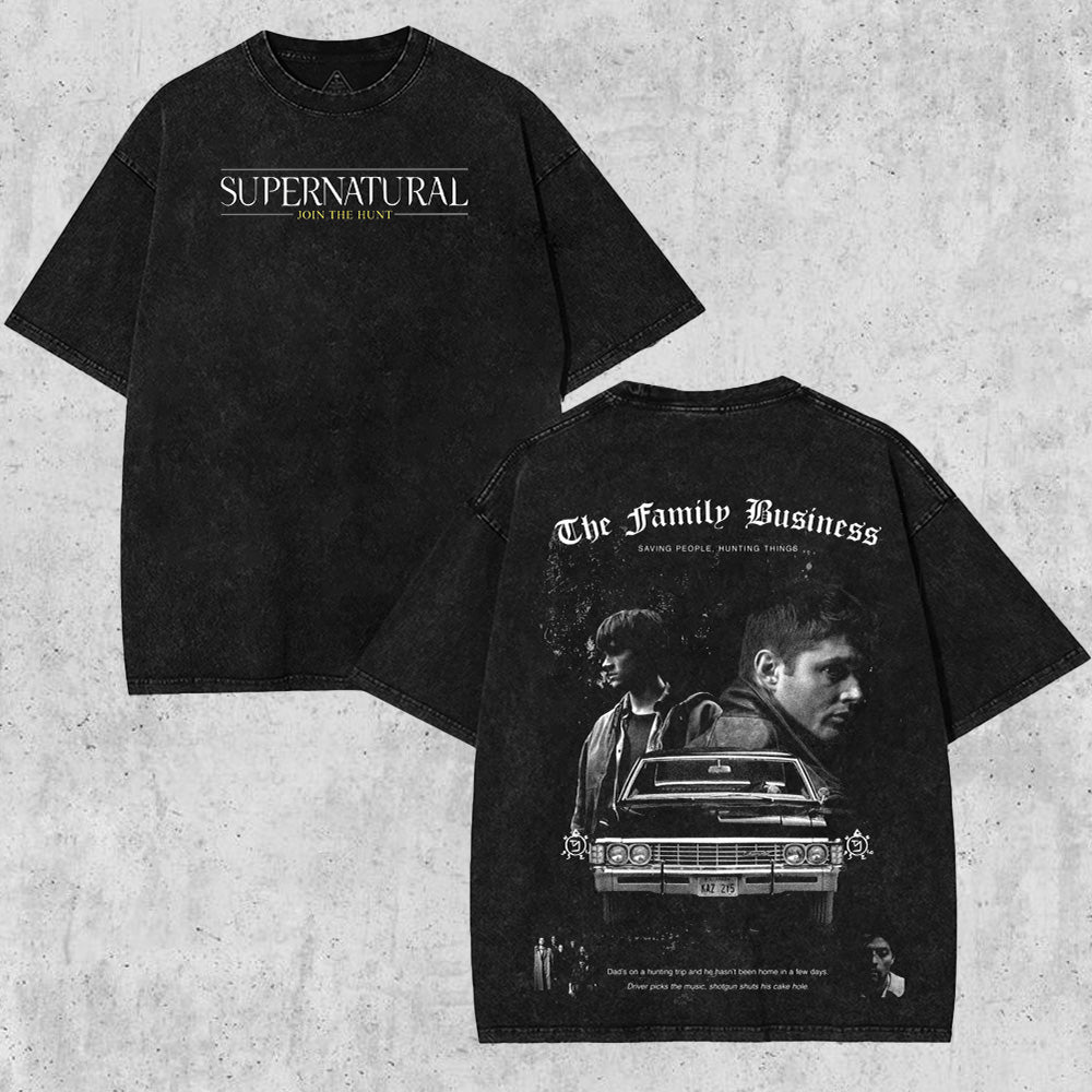 Supernatural: Join The Hunt V3 Washed T-Shirt HHV