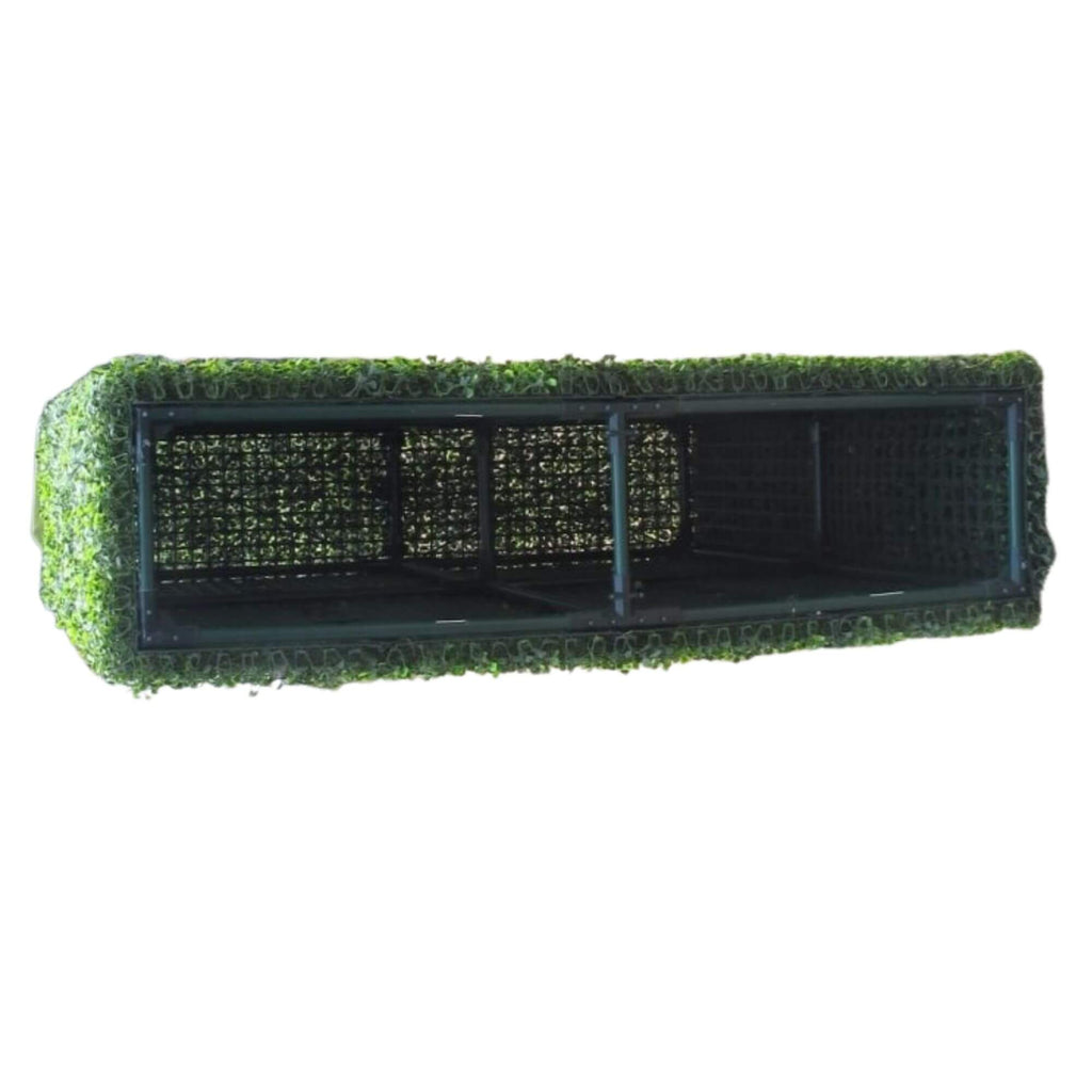 Two Tone Green Boxwood Artificial Hedge 30×30in – UV Resistant – Commercial Grade