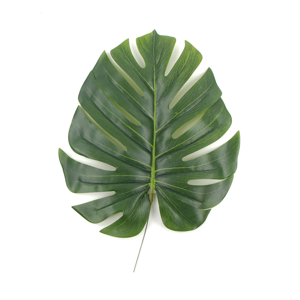 Single Philodendron Leaf Artificial Hanging Plant 11.5in (Clearance Price)