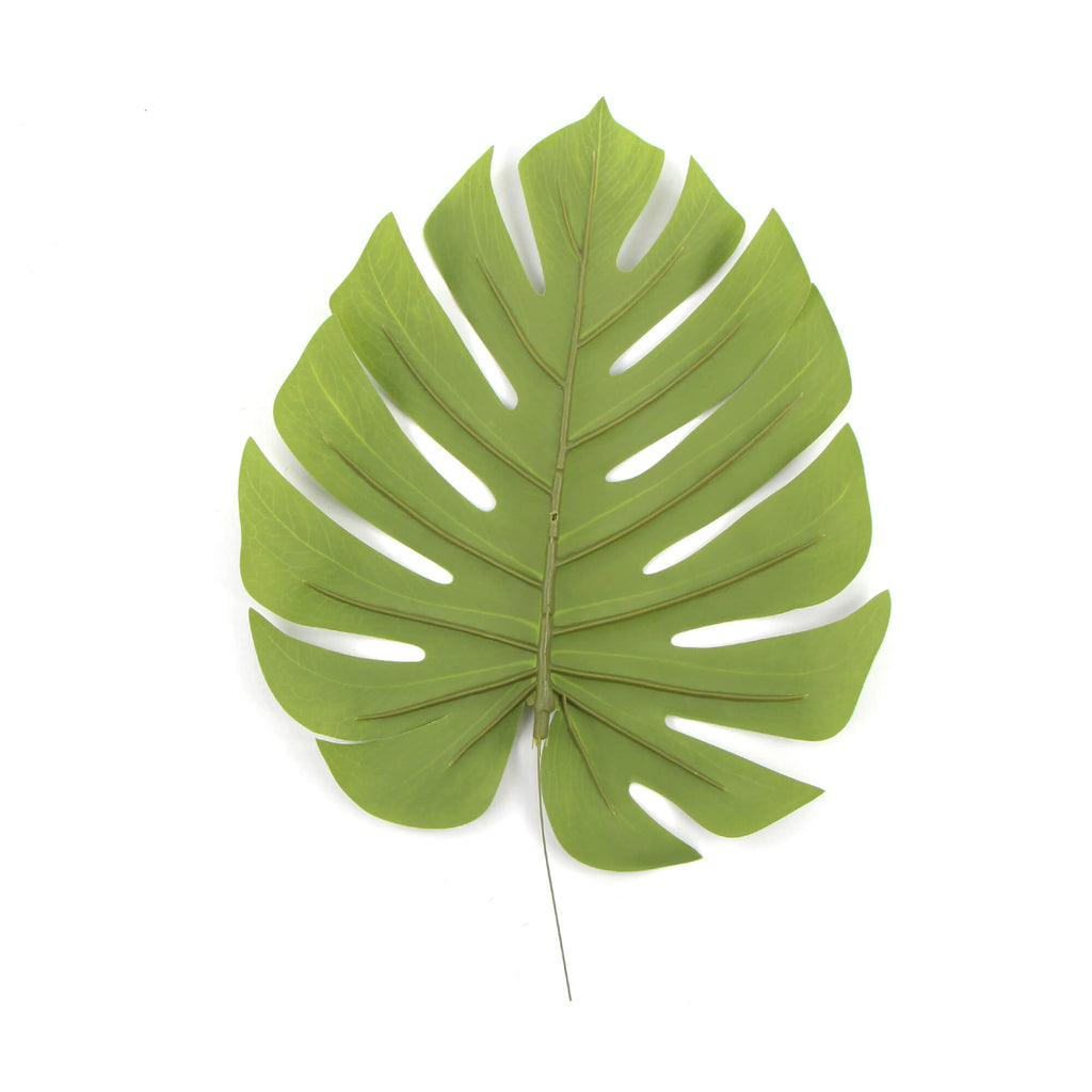 Single Philodendron Leaf Artificial Hanging Plant 11.5in (Clearance Price)