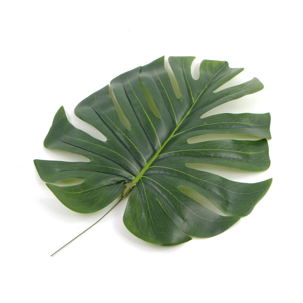 Single Philodendron Leaf Artificial Hanging Plant 11.5in (Clearance Price)