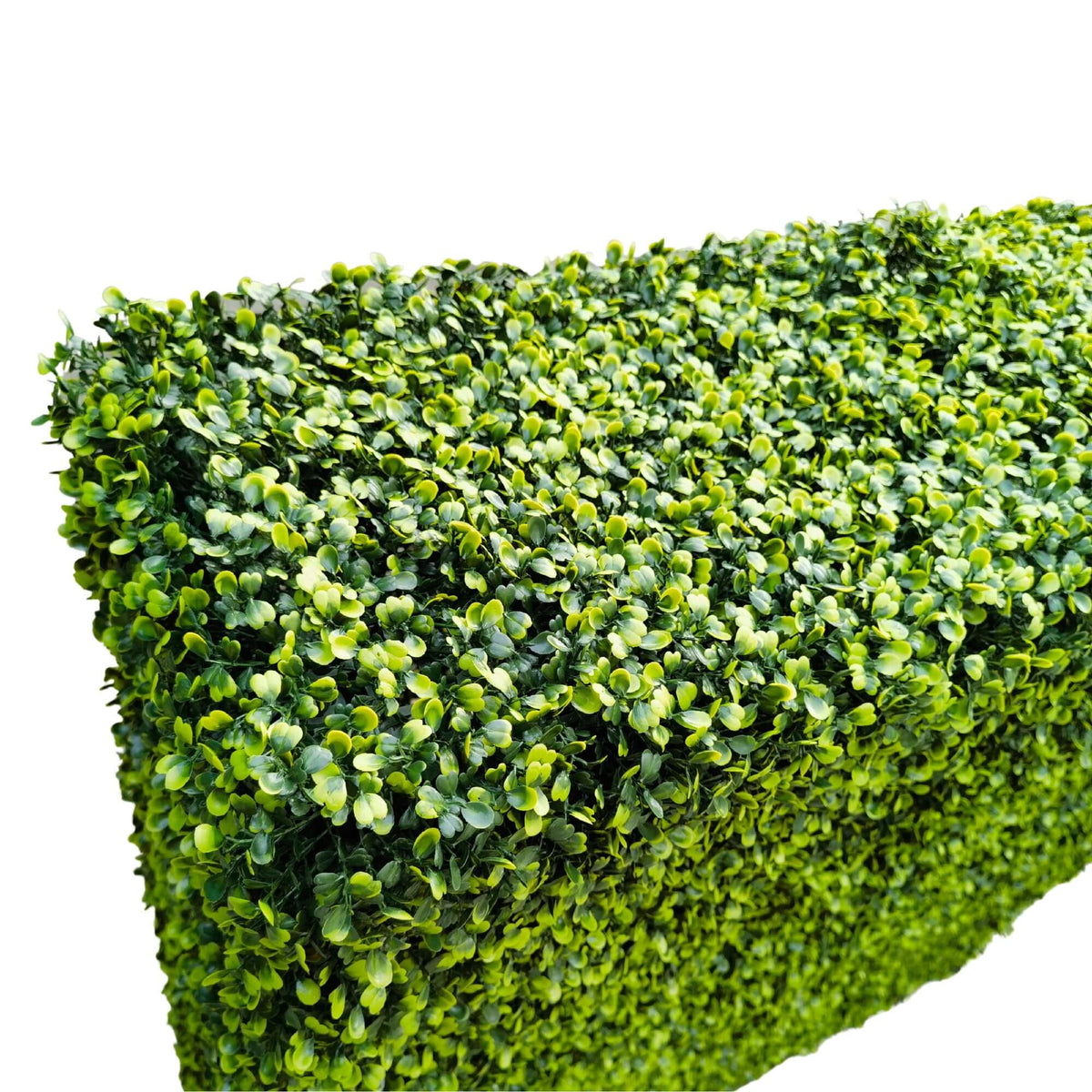 Light Green Boxwood Artificial Hedge 40×40in – UV Resistant – Commercial Grade