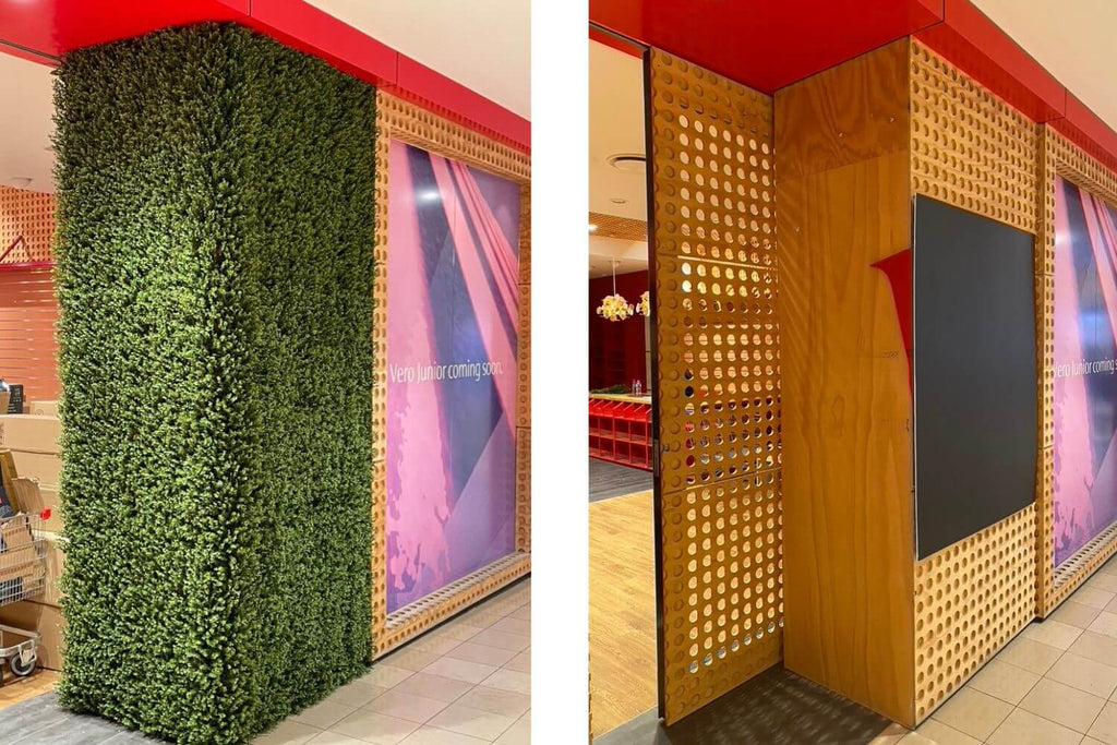 Sample Panel – Natural Boxwood Green Wall (Small Sample)