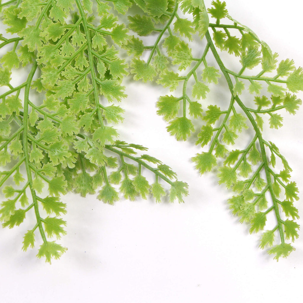 Light Green Maidenhair Fern Artificial Hanging Plant 31in – UV Resistant