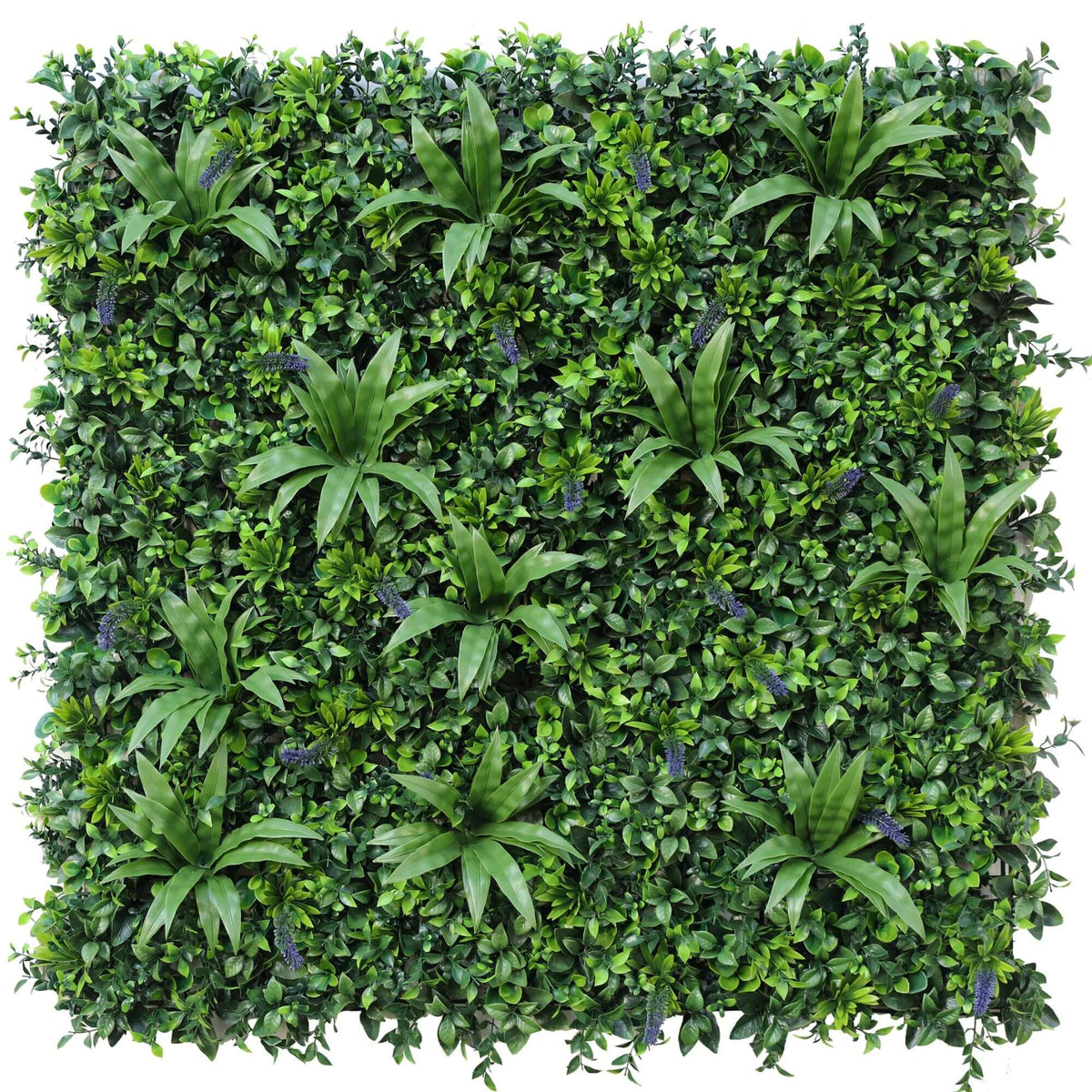 Lavender Fields Artificial Vertical Garden Green Wall Panel 40×40in 11 SQ FT – UV Resistant – Commercial Grade