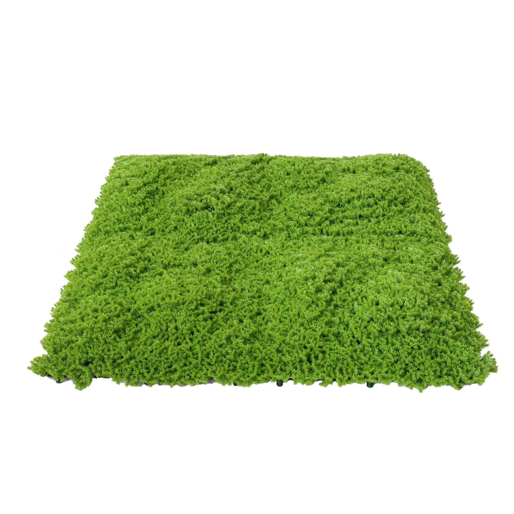 Evergreen Moss Artificial Green Wall Mat 40×20in 5.5 SQ FT – UV Resistant – Commercial Grade