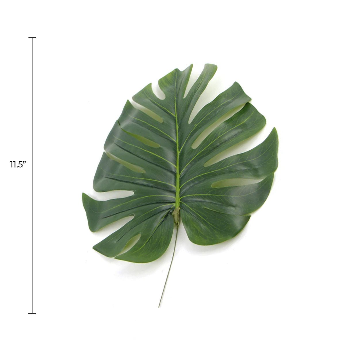 Single Philodendron Leaf Artificial Hanging Plant 11.5in (Clearance Price)