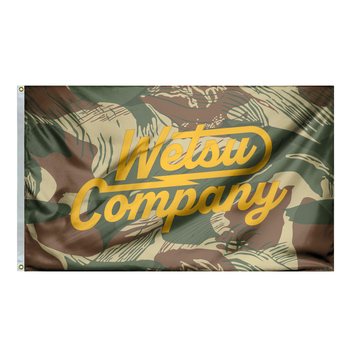 WETSU Strikes Double-Sided Flag