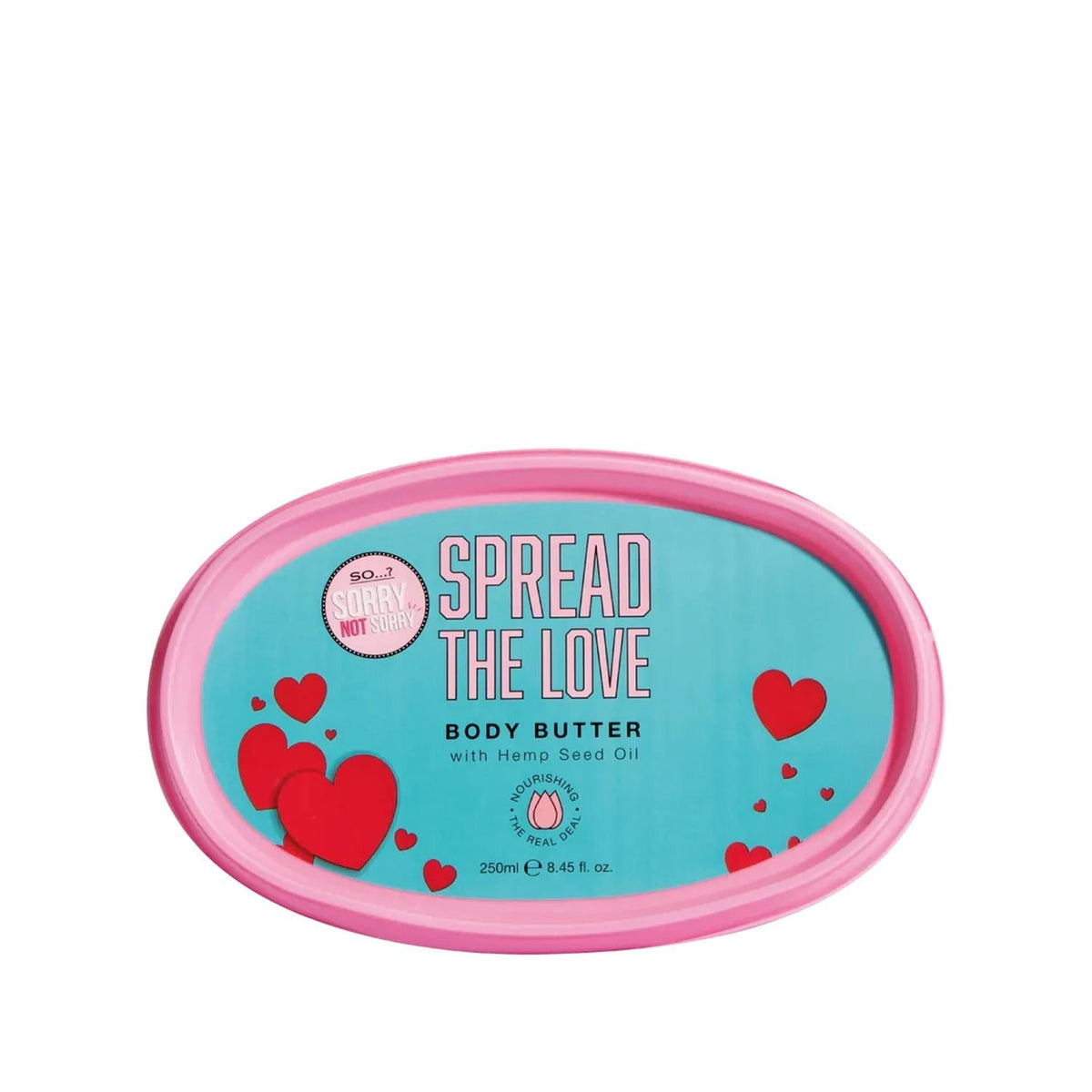 Sorry Not Sorry Spread The Love Body Oil 250ml - Moisturizing & Nourishing Body Oil for Dry Skin