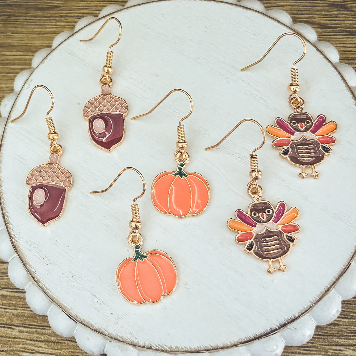 Little Things Fall Earring Set