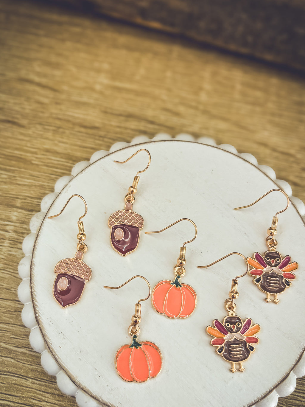 Little Things Fall Earring Set