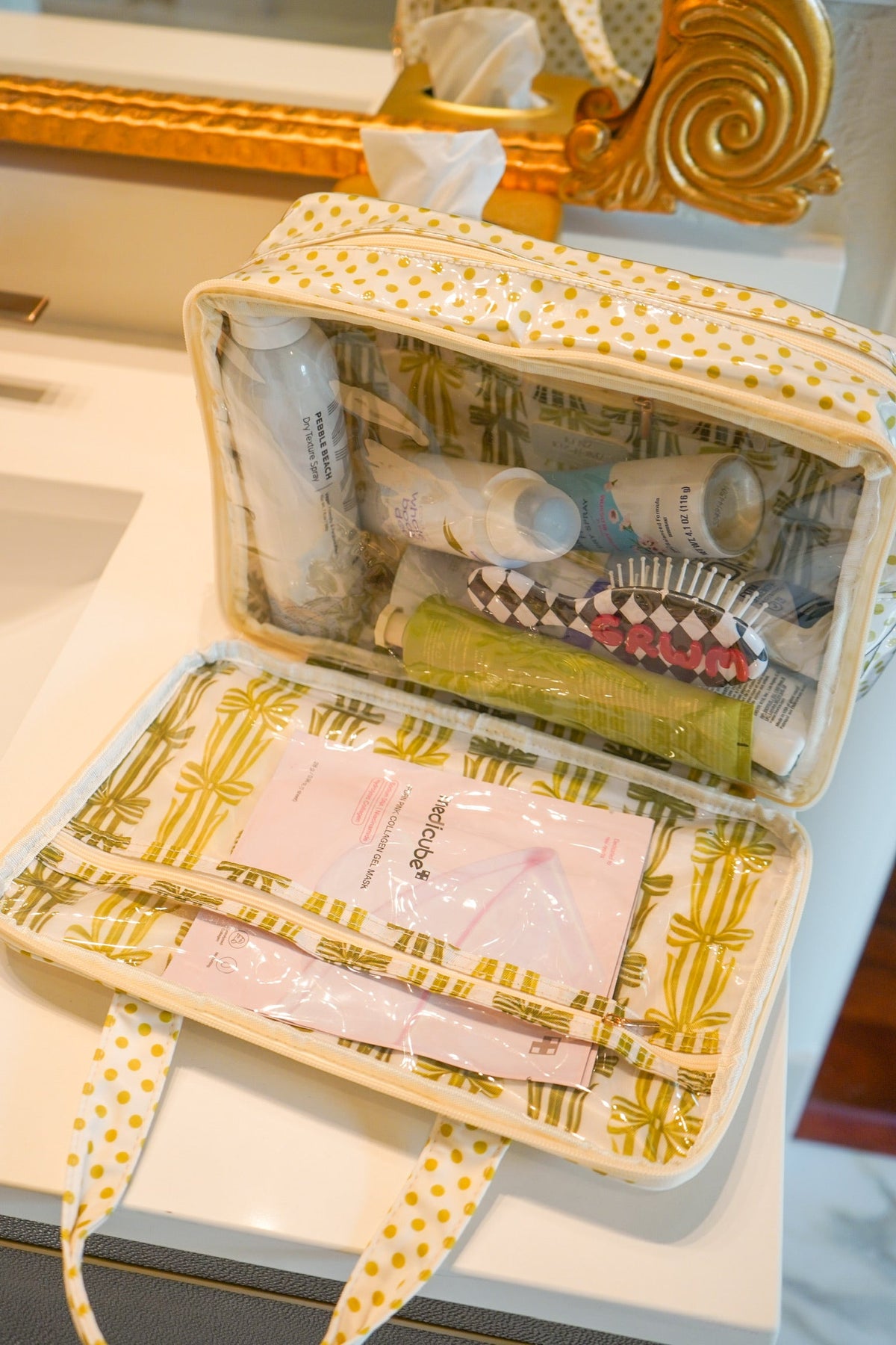 Clear Coat Toiletry Case