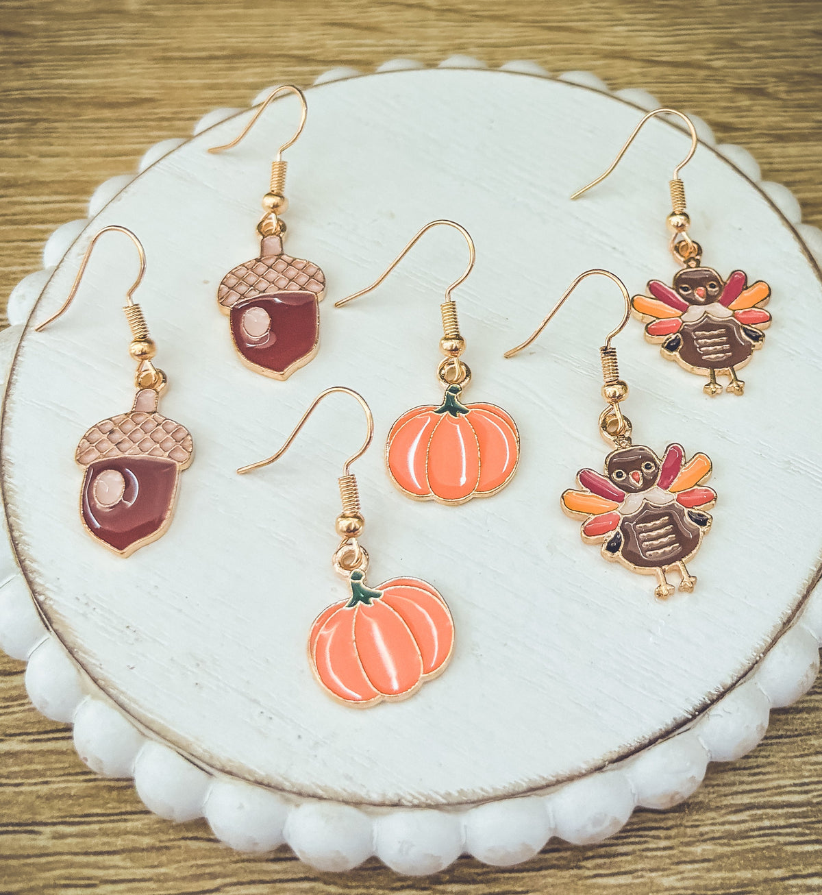 Little Things Fall Earring Set