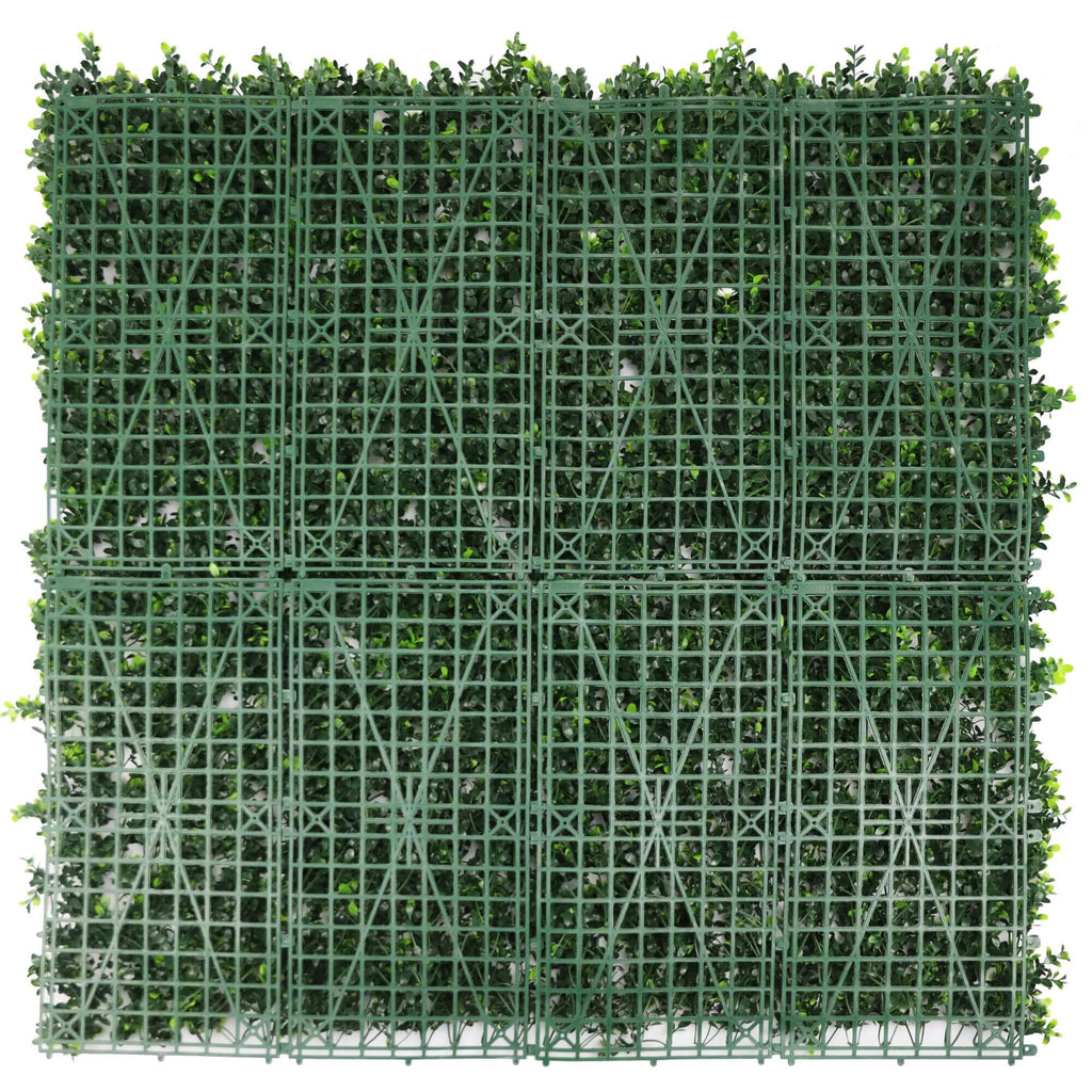 Sample Panel – White Flowering Boxwood Green Wall (Small Sample)
