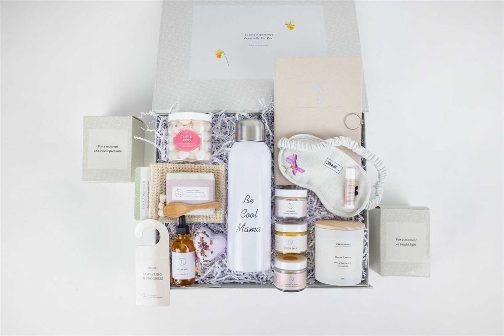 New Mom Gift – Natural Pampering Skincare & Self-Care Box