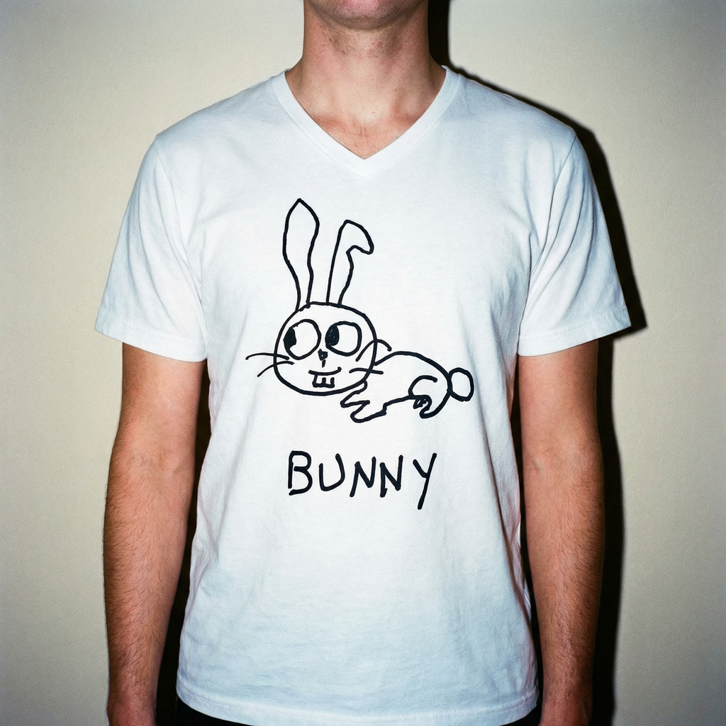 Bunny - V-neck Tee