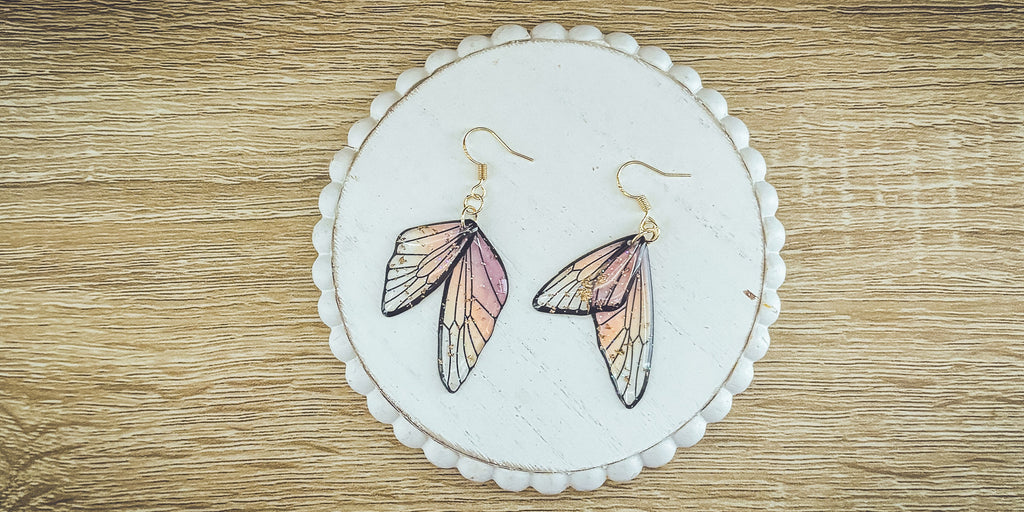 Beautiful Butterfly Wing Earrings