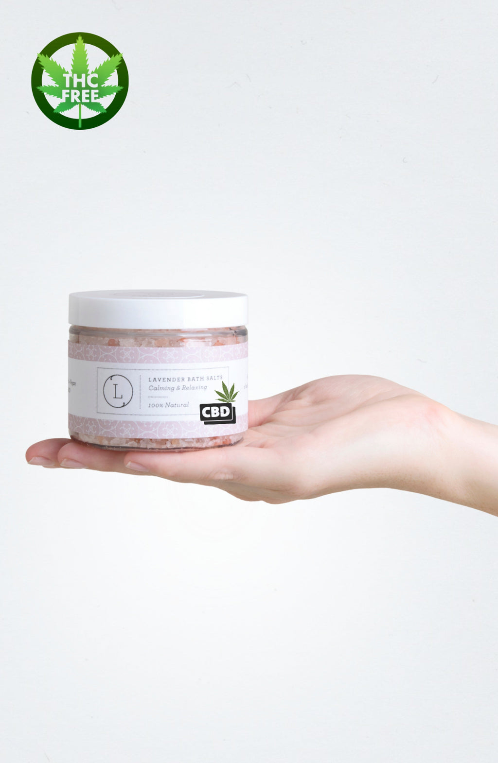 CBD Lavender Bath Salts – Epsom, Dead Sea & Himalayan Soak