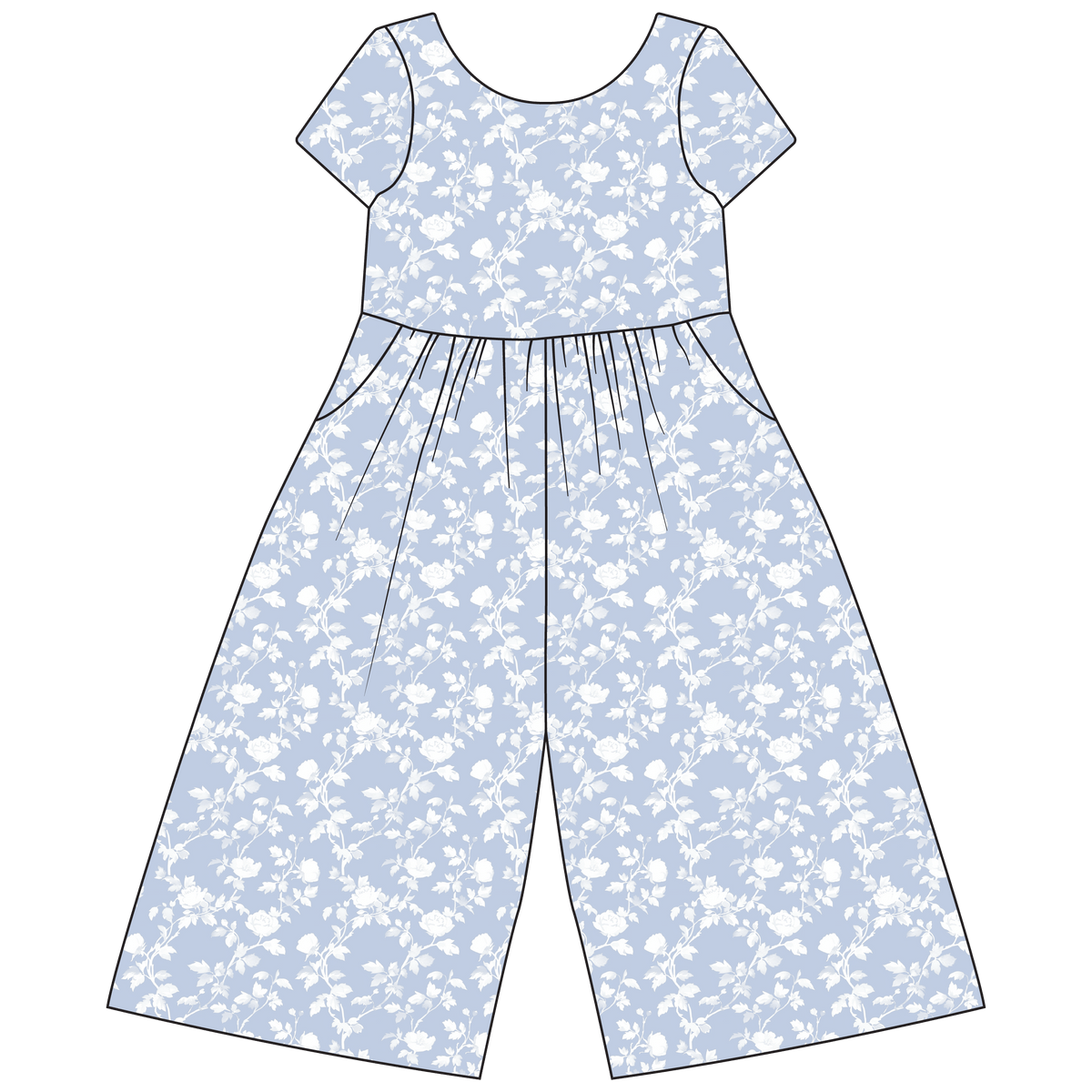 Claire Bamboo Leggy Romper