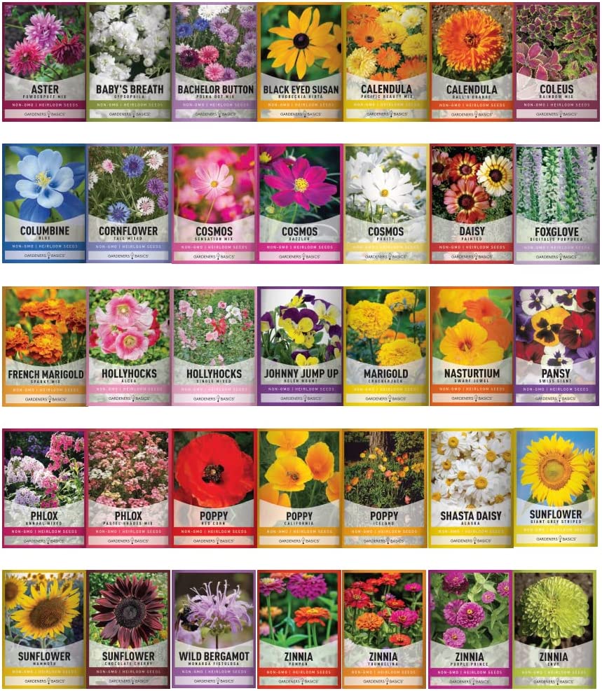 All-in-One Garden Seed Kit: 70 Vegetable and Flower Varieties