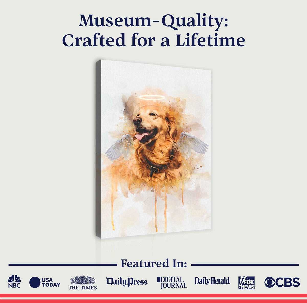 Custom Dog Watercolor Portrait