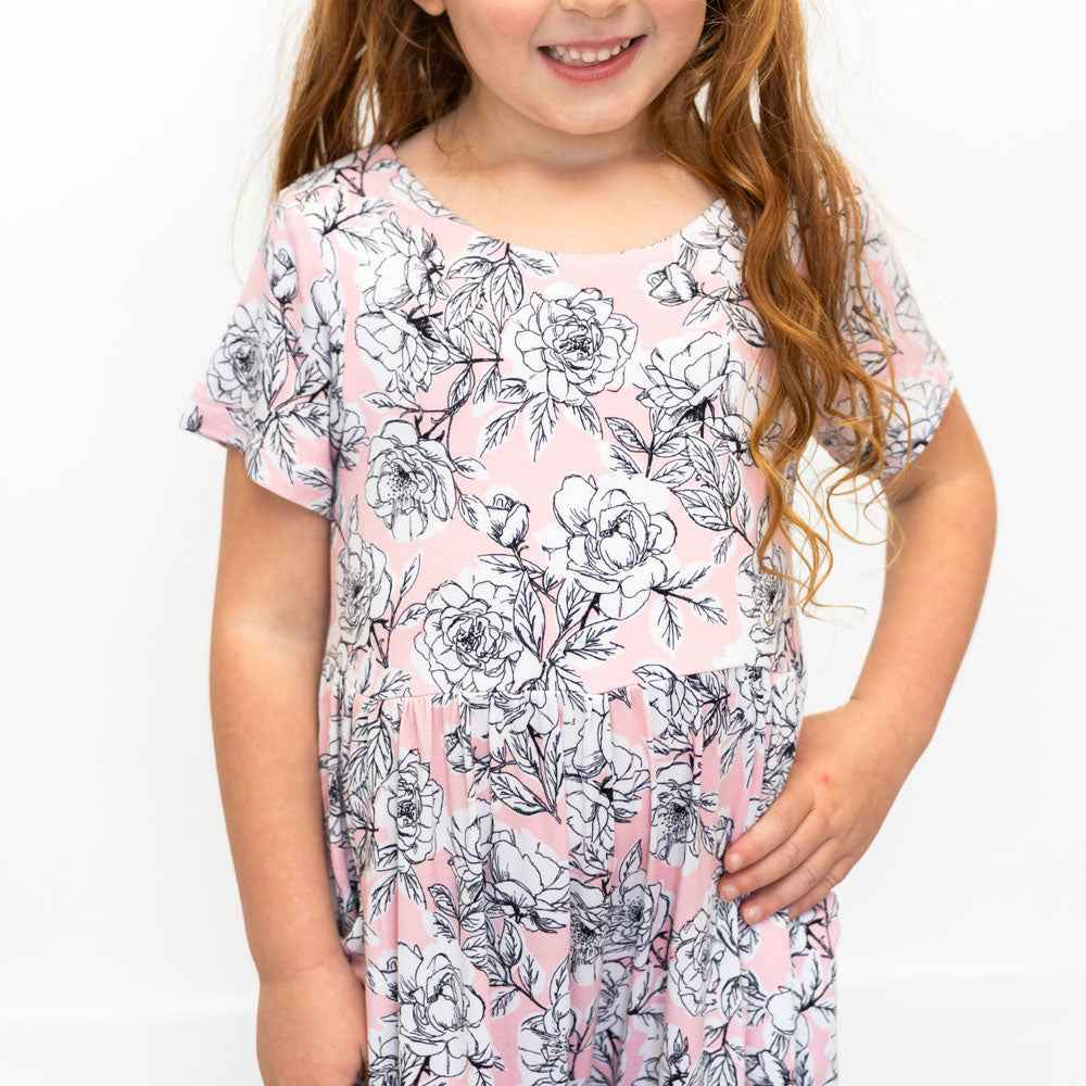 Allie Floral Bamboo Leggy Romper