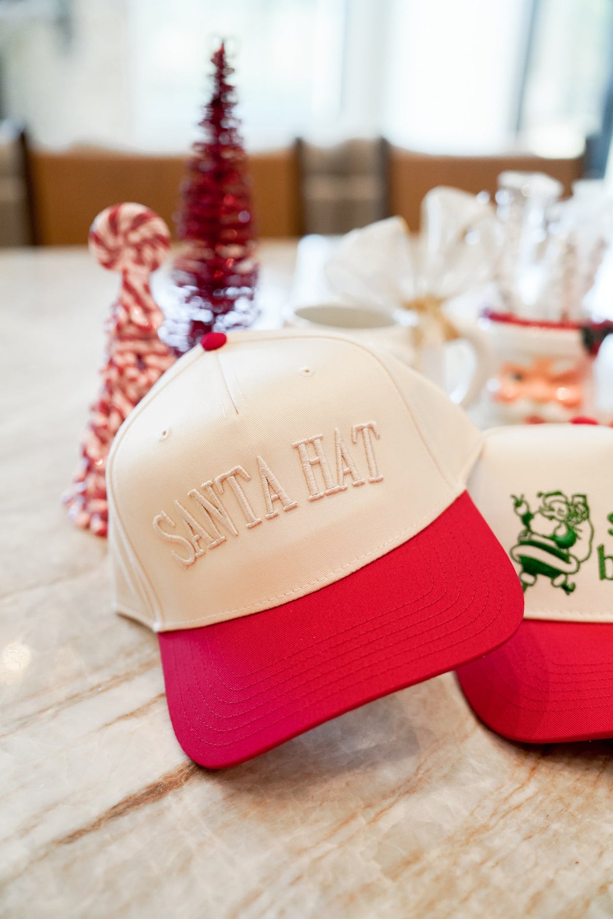 Santa Hat - Red Vintage Trucker Hat