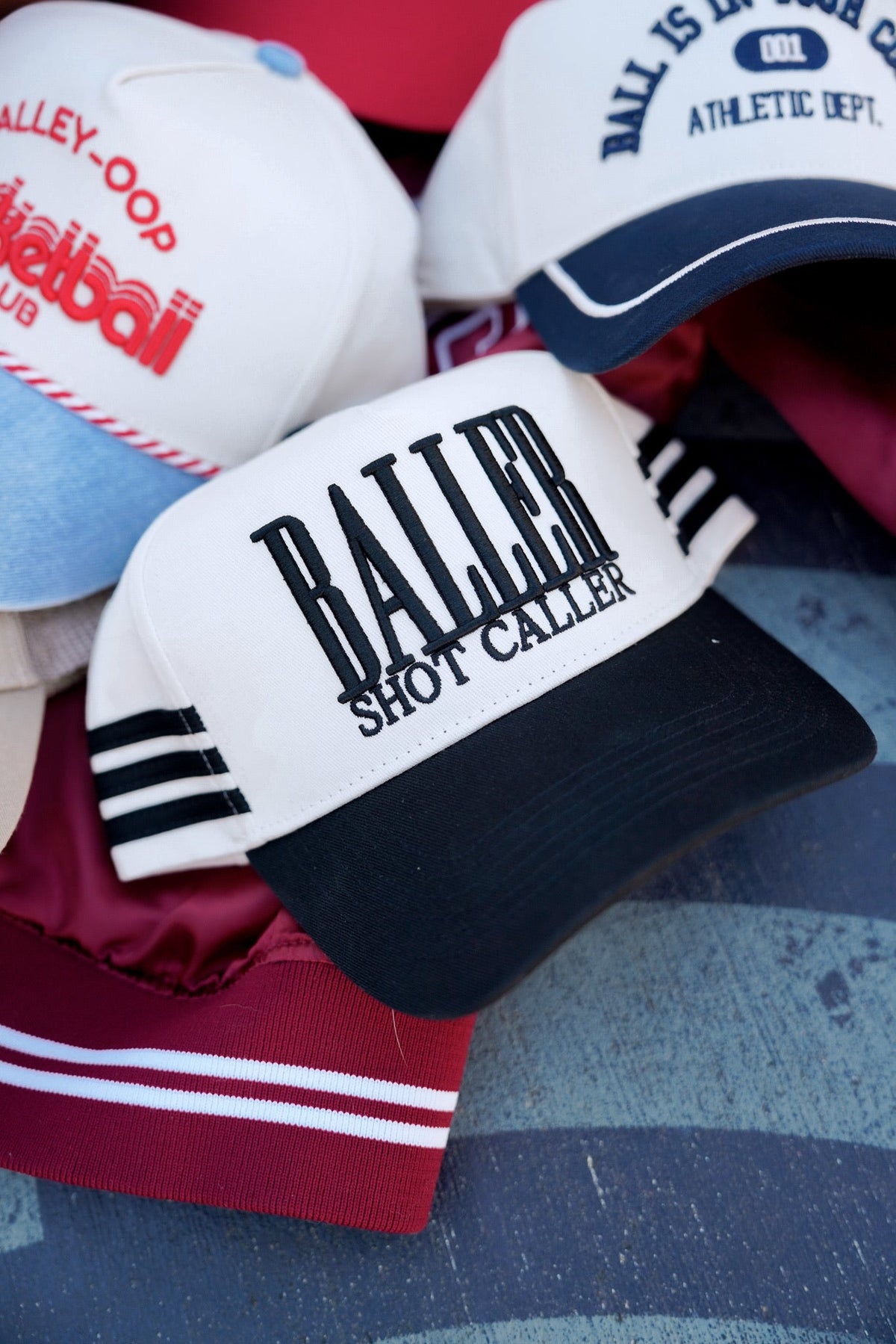 Baller - Black Vintage Trucker Hat