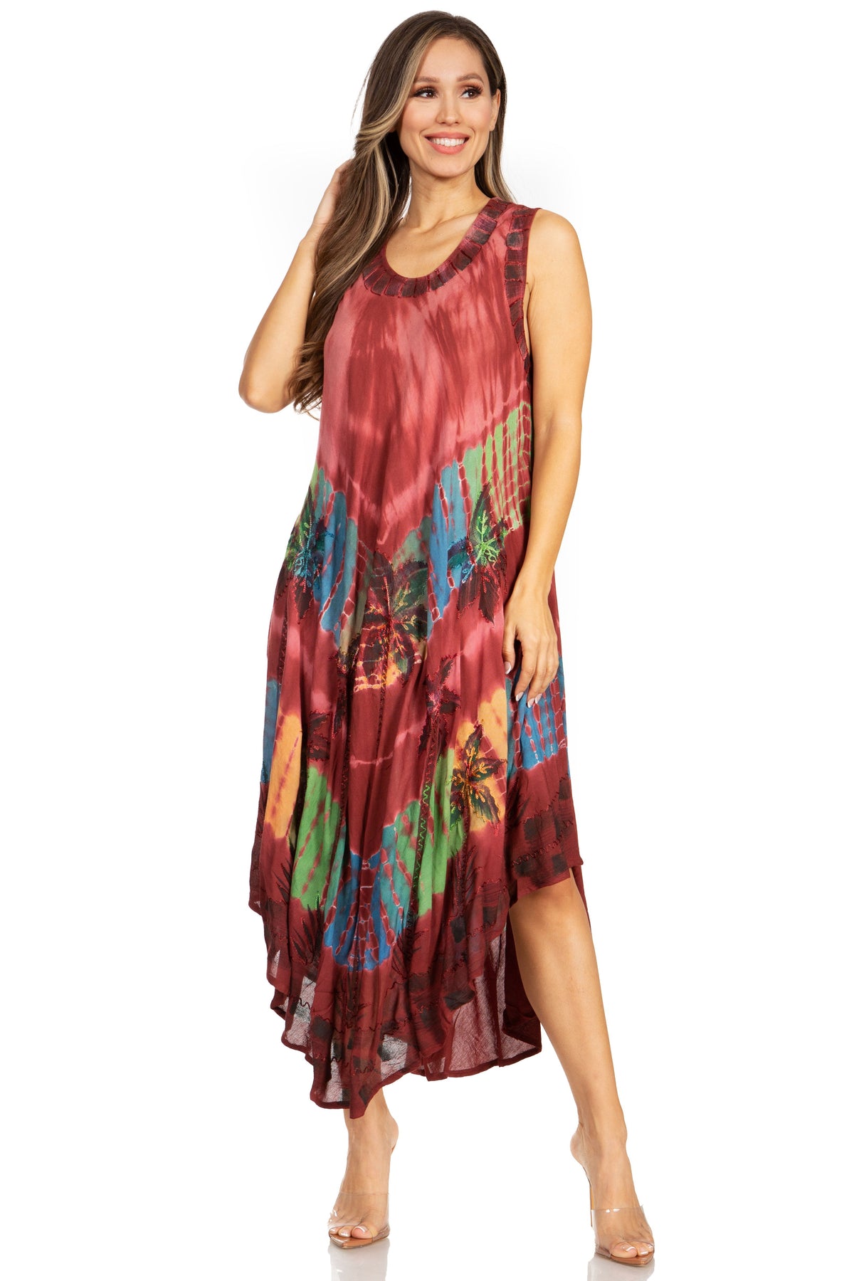 Sakkas Tasanee Caftan Tank Dress / Cover Up
