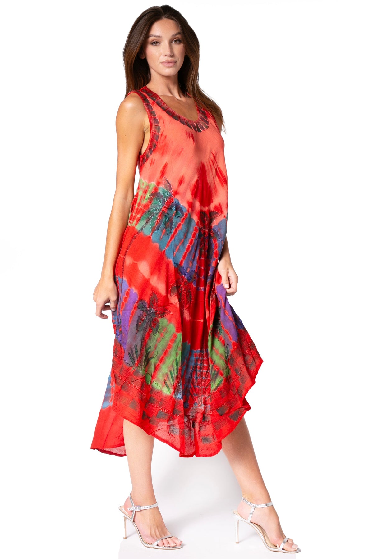 Sakkas Tasanee Caftan Tank Dress / Cover Up