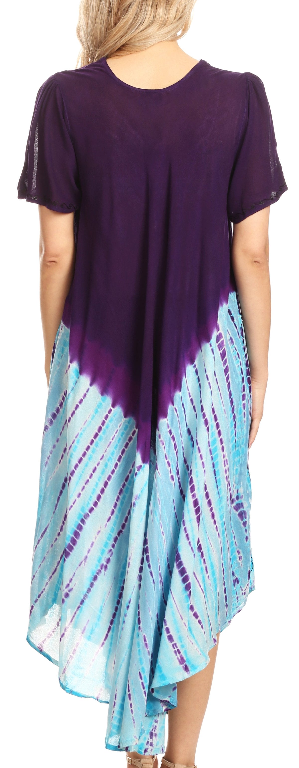 Sakkas Viveka Embroidered Caftan Dress
